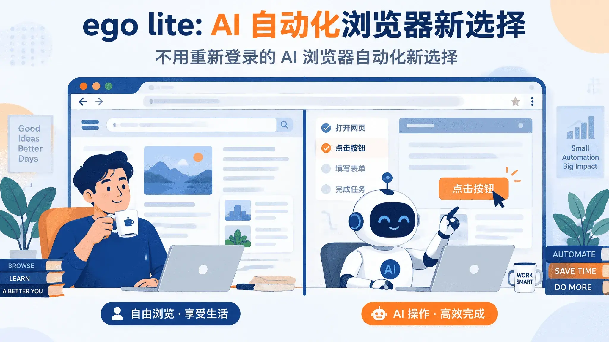 【开源推荐】ego lite:AI 浏览器自动化新选择