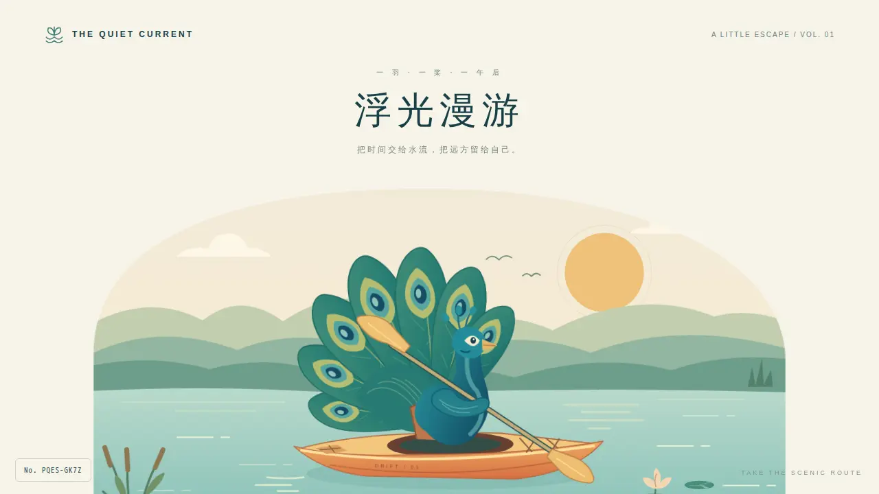 鹈鹕骑行的静态封面